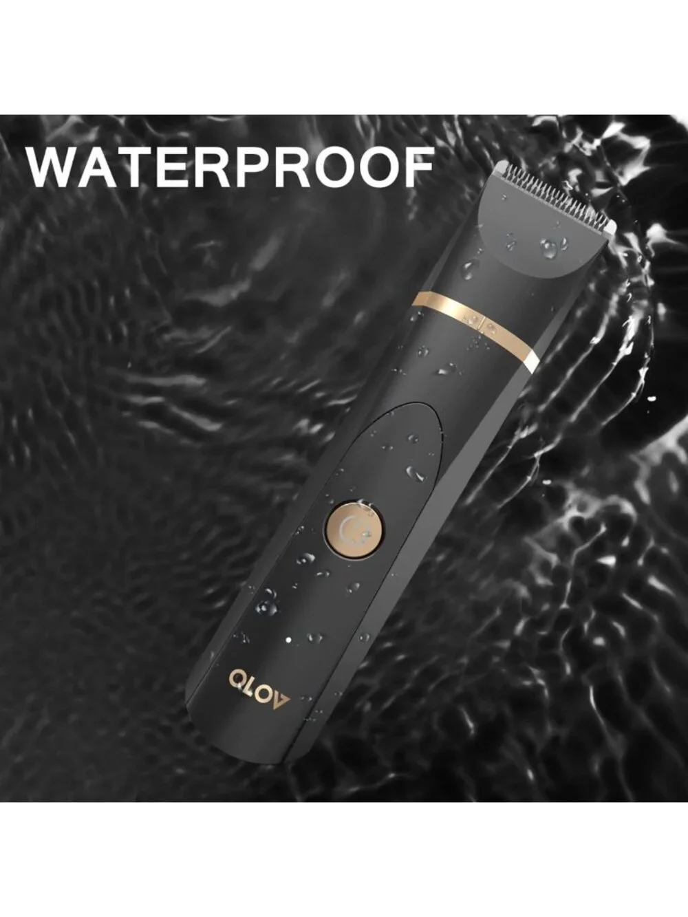 Electric Body Hair Trimmer for Men & Women - Waterproof Wet/Dry Groomer, USB
